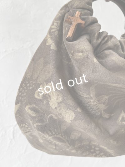 画像3: MARCHE' DE SOEUR／木の持ち手バッグ・ベルベット