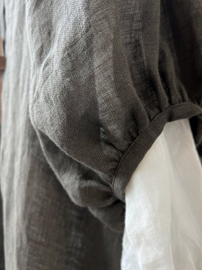 画像4: MARCHE' DE SOEUR／ホイップガーゼワンピース・チャコール