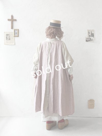 画像16: MARCHE' DE SOEUR／アンティークレース付きタブリエドレス・サクラ