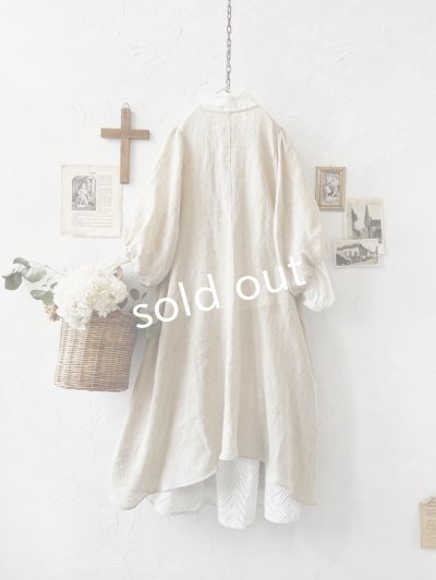 画像12: MARCHE' DE SOEUR／ホイップガーゼワンピース・ナチュラル