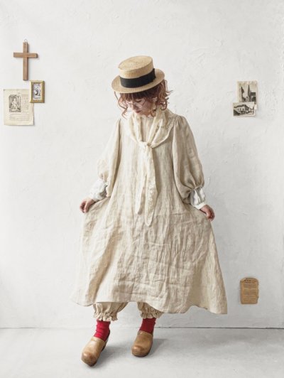 画像22: MARCHE' DE SOEUR／ホイップガーゼワンピース・ナチュラル