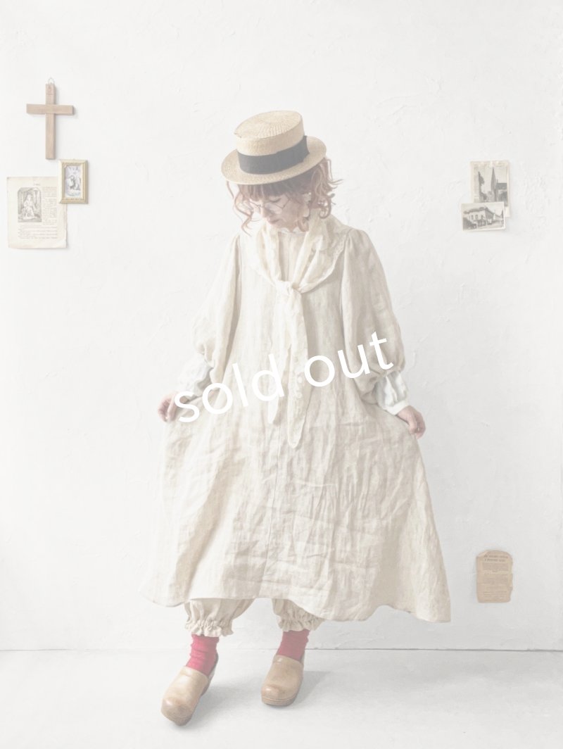 画像22: MARCHE' DE SOEUR／ホイップガーゼワンピース・ナチュラル (22)