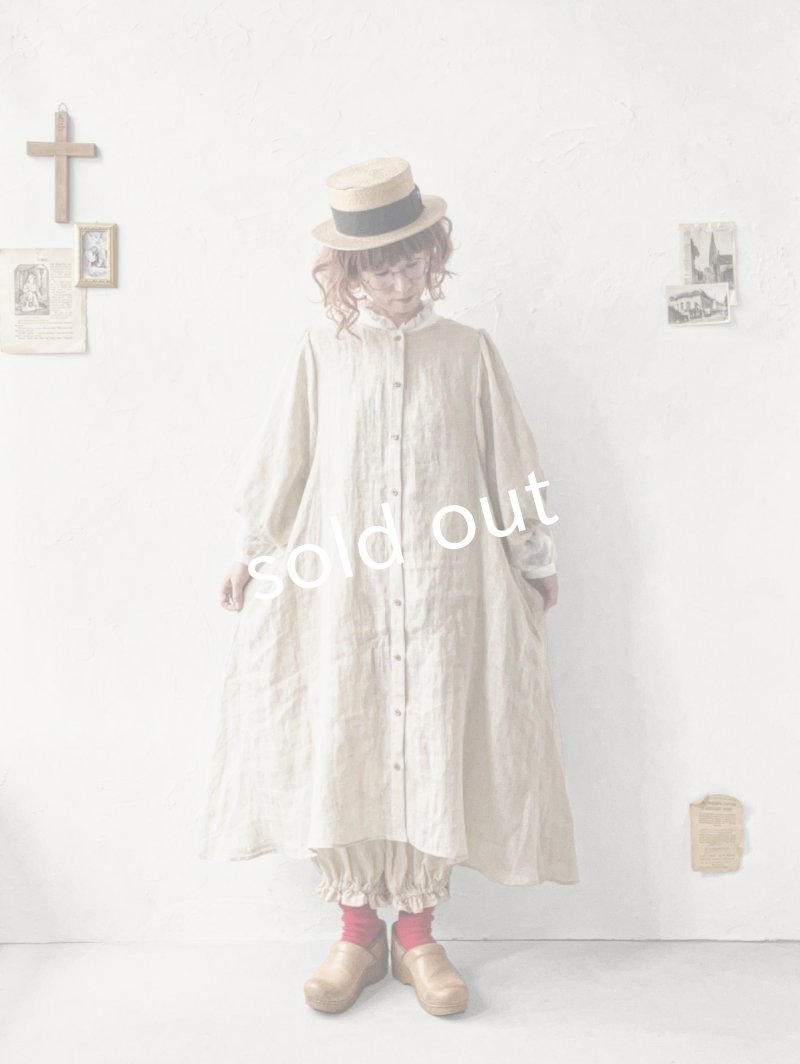 画像18: MARCHE' DE SOEUR／ホイップガーゼワンピース・ナチュラル (18)