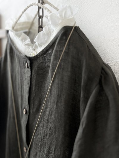 画像7: MARCHE' DE SOEUR／ホイップガーゼワンピース・チャコール