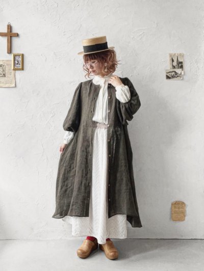 画像14: MARCHE' DE SOEUR／ホイップガーゼワンピース・チャコール