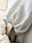 画像3: MARCHE' DE SOEUR／ホイップガーゼワンピース・アイスグレー (3)