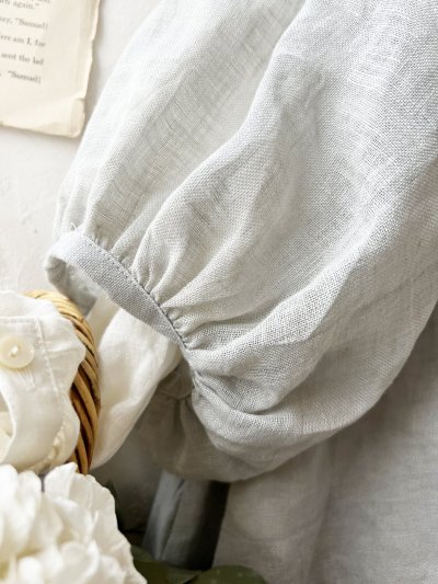 画像3: MARCHE' DE SOEUR／ホイップガーゼワンピース・アイスグレー