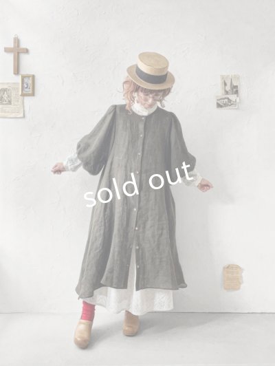 画像17: MARCHE' DE SOEUR／ホイップガーゼワンピース・チャコール