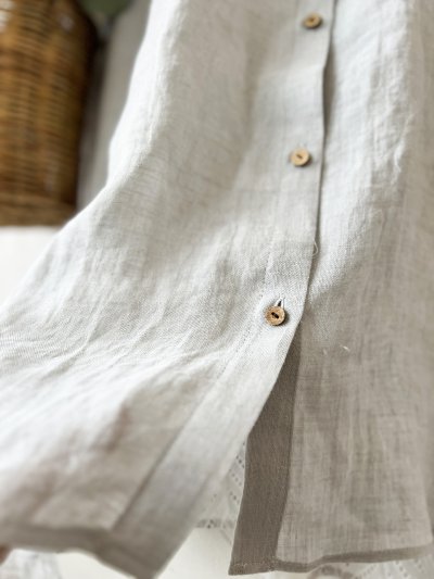 画像9: MARCHE' DE SOEUR／ホイップガーゼワンピース・アイスグレー