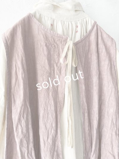 画像4: MARCHE' DE SOEUR／アンティークレース付きタブリエドレス・サクラ