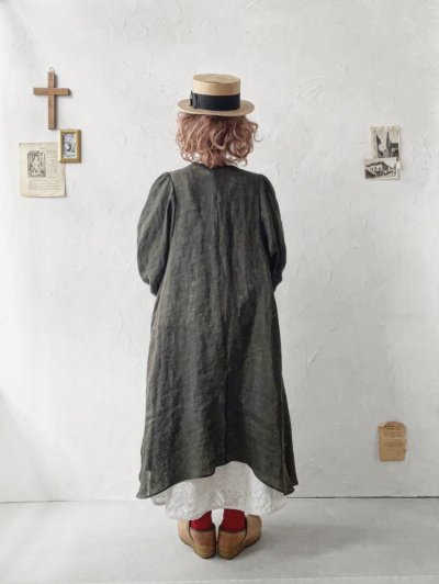 画像18: MARCHE' DE SOEUR／ホイップガーゼワンピース・チャコール