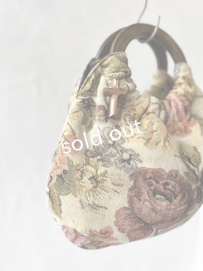 画像4: MARCHE' DE SOEUR／木の持ち手バッグ・ゴブラン織