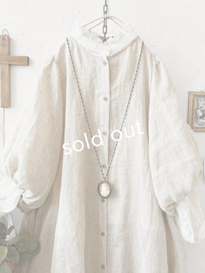 画像3: MARCHE' DE SOEUR／ホイップガーゼワンピース・ナチュラル