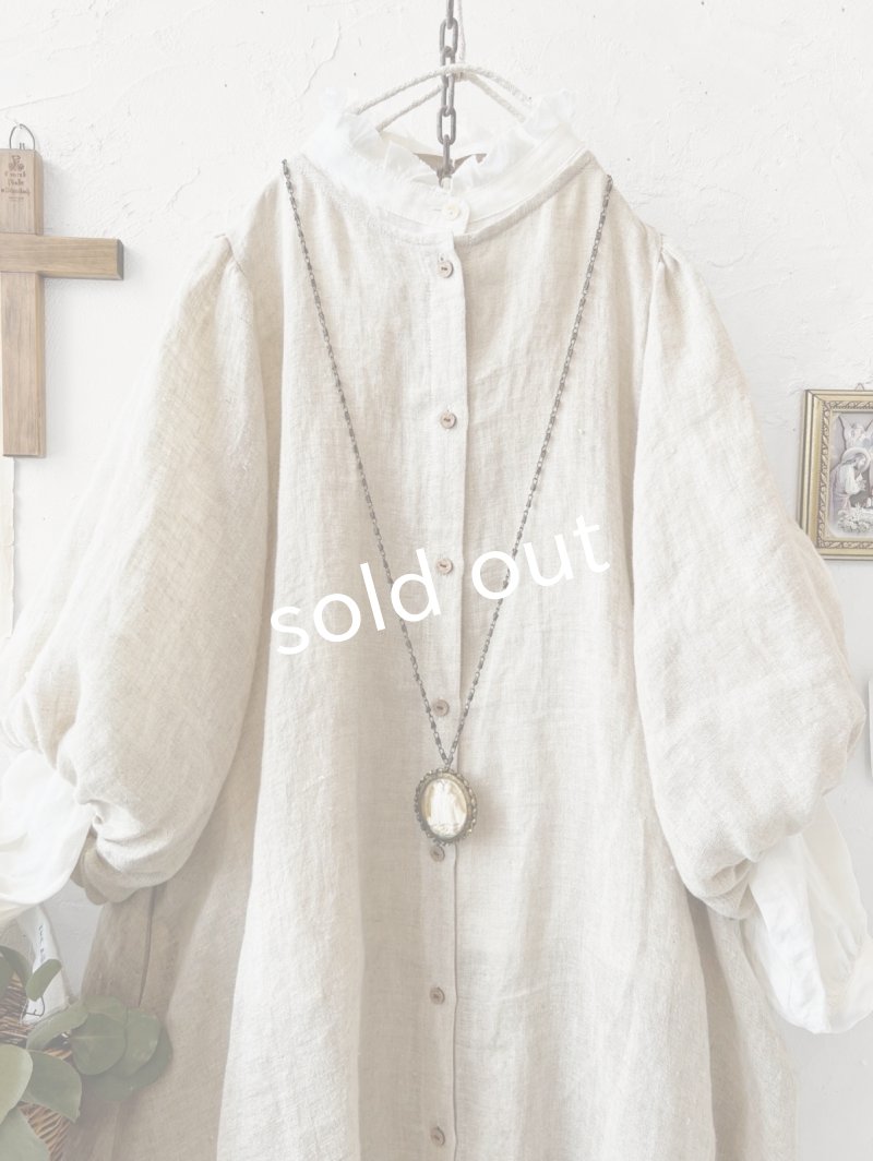 画像3: MARCHE' DE SOEUR／ホイップガーゼワンピース・ナチュラル (3)