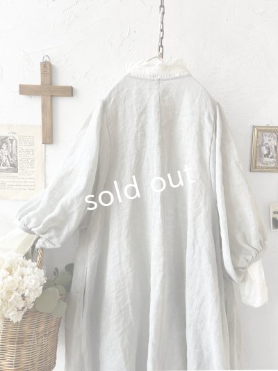 画像12: MARCHE' DE SOEUR／ホイップガーゼワンピース・アイスグレー