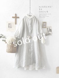 MARCHE' DE SOEUR／ホイップガーゼワンピース・アイスグレー