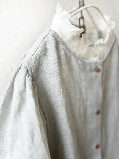 画像4: MARCHE' DE SOEUR／ホイップガーゼワンピース・アイスグレー