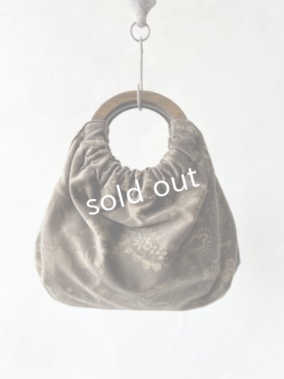 画像6: MARCHE' DE SOEUR／木の持ち手バッグ・ベルベット