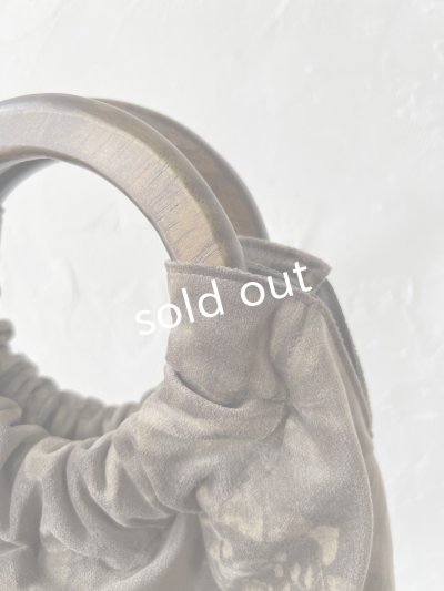 画像8: MARCHE' DE SOEUR／木の持ち手バッグ・ベルベット