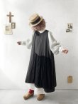 画像11: MARCHE' DE SOEUR／アンティークレース付きタブリエドレス・スミクロ (11)