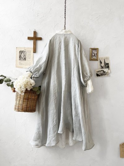 画像10: MARCHE' DE SOEUR／ホイップガーゼワンピース・アイスグレー