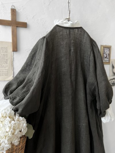 画像9: MARCHE' DE SOEUR／ホイップガーゼワンピース・チャコール