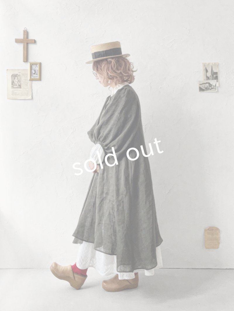 画像18: MARCHE' DE SOEUR／ホイップガーゼワンピース・チャコール (18)