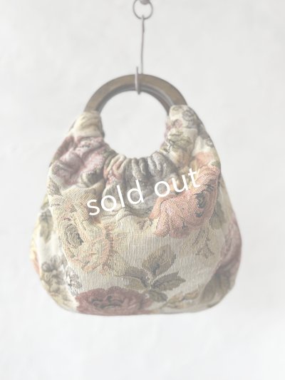 画像5: MARCHE' DE SOEUR／木の持ち手バッグ・ゴブラン織