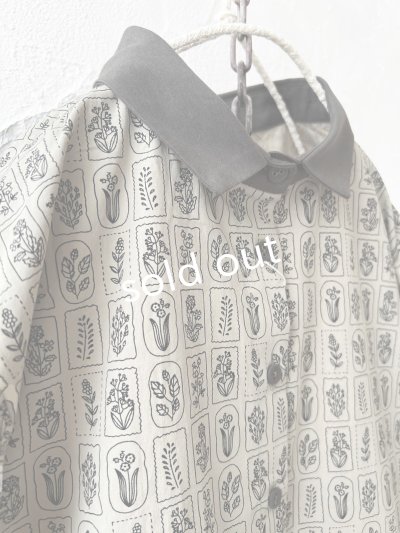 画像3: le ciel／ボタニカルプリントワンピース・グレージュ