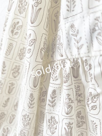 画像4: le ciel／ボタニカルプリントワンピース・アイボリー