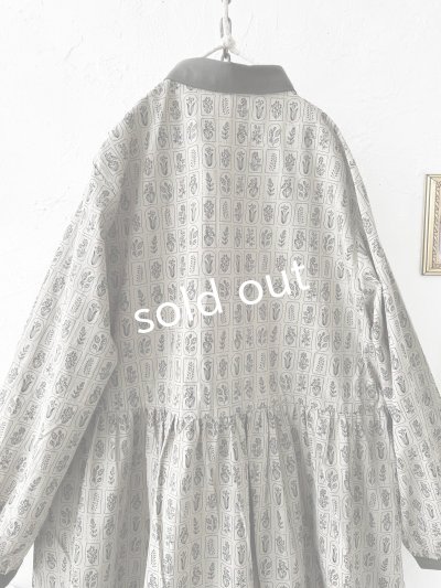 画像9: le ciel／ボタニカルプリントワンピース・グレージュ