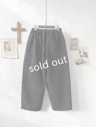 画像5: le ciel／タックパンツ・黒