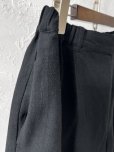画像3: le ciel／タックパンツ・黒 (3)