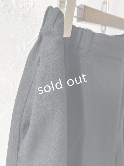 画像3: le ciel／タックパンツ・黒