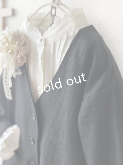 画像5: le ciel／ノーカラージャケット・黒