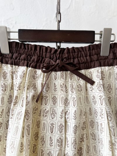 画像2: le ciel／ボタニカルプリントスカート・アイボリー