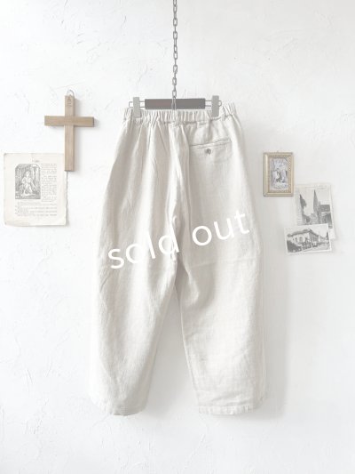 画像7: le ciel／タックパンツ・生成り