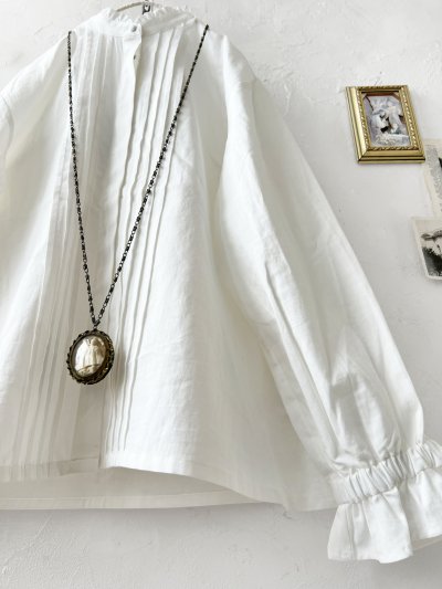 画像7: le ciel／コットンソフトツイルブラウス・オフ