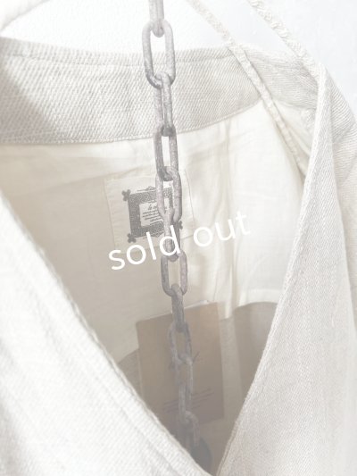 画像2: le ciel／ノーカラージャケット・生成り