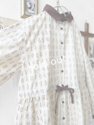 画像8: le ciel／ボタニカルプリントワンピース・アイボリー