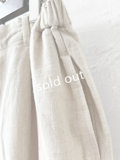 画像4: le ciel／タックパンツ・生成り