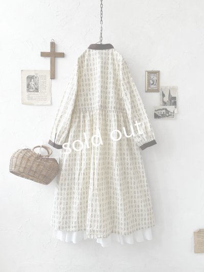 画像9: le ciel／ボタニカルプリントワンピース・アイボリー