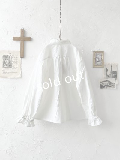 画像10: le ciel／コットンソフトツイルブラウス・オフ