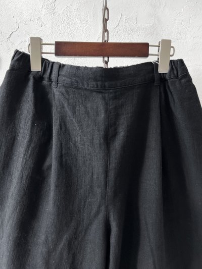 画像2: le ciel／タックパンツ・黒