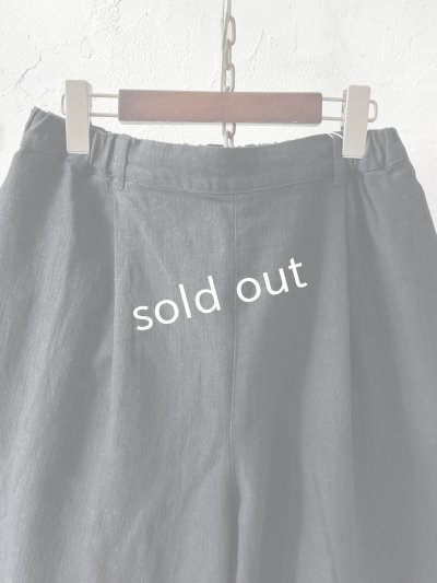 画像2: le ciel／タックパンツ・黒