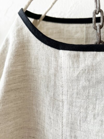 画像4: le ciel de demain／リネンパイピングブラウス・生成り