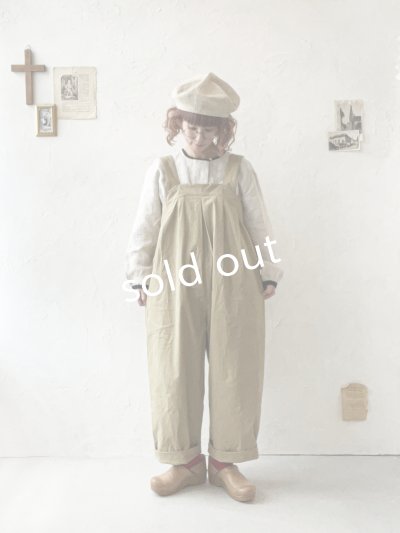 画像12: le ciel de demain／ツイルサロペット・ベージュ