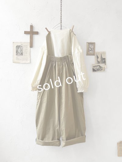 画像6: le ciel de demain／ツイルサロペット・ベージュ