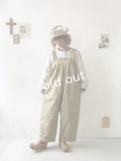 画像13: le ciel de demain／ツイルサロペット・ベージュ