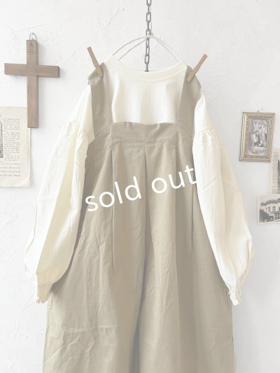 画像2: le ciel de demain／ツイルサロペット・ベージュ